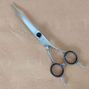 Раскрашенные вручную ножницы для волос с литой ручкой из розы, набор 6,0 дюймов, 30 зубов