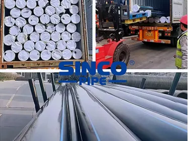 DN315MM PN20 HDPE Water Supply Pipes for USA Project Delivered
