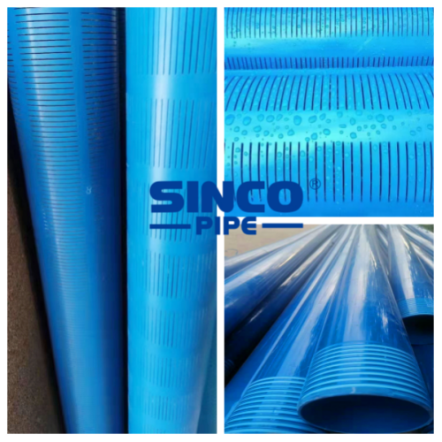 UPVC Water Well Casing Pipes with thread connection & Screen/Slotted Pipes