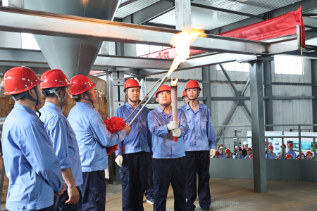 FOUR STARS 7th Furnace for TYPE I Glass Tubing Successfully Ignited