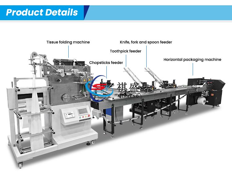 Tissue Napkin Folding And Cutlery Packing Machine