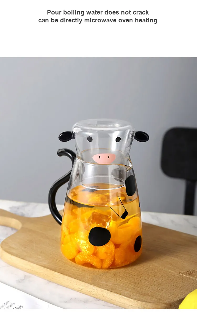 Cow Glass Cup Custom Glass Cup Manufacturer