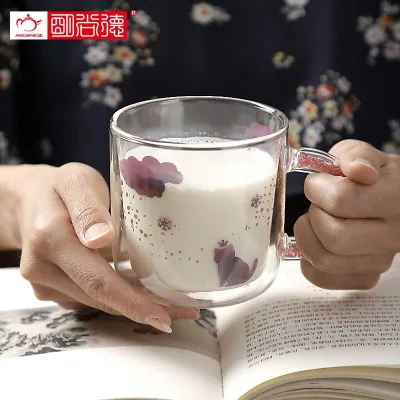 Buy Wholesale China Glass Coffee Mugs 15 Oz Large Coffee Mug, Wide Mouth Glass  Mugs, Mocha Hot Beverage Mugs & Glass Coffee Mugs at USD 2