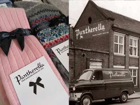 Our ribbon bows are honored to be part of PANTHERELLA's sock