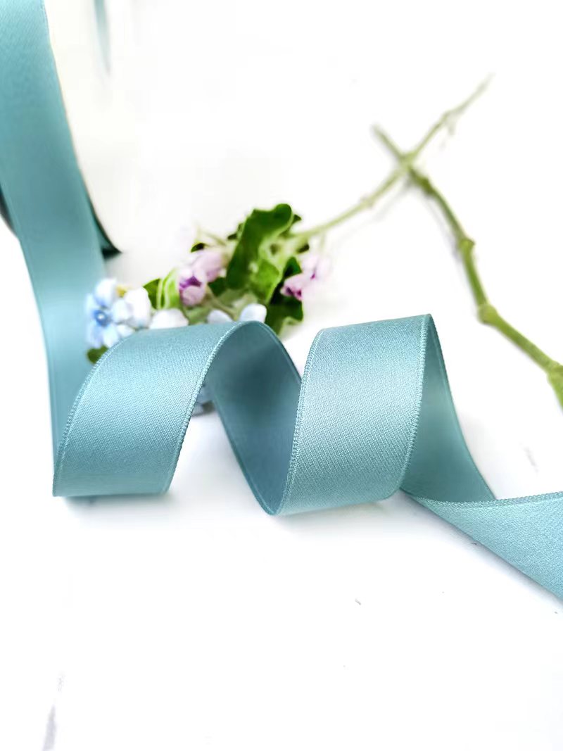 Matte ribbon blue ribbon 50 yards bulk