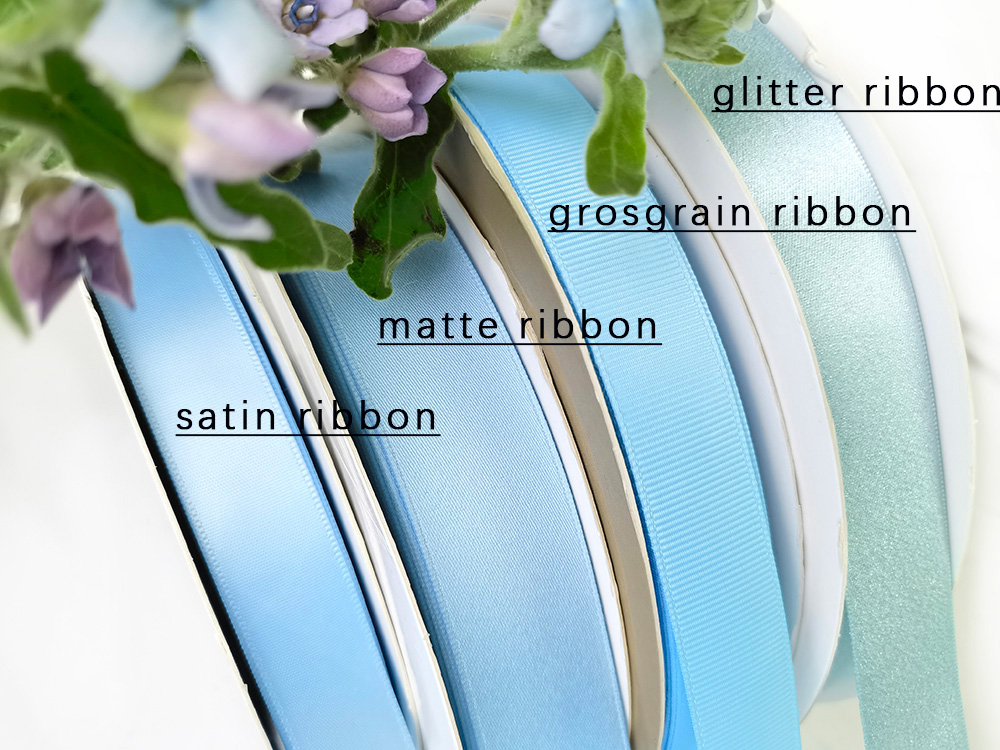 Bestprice matte ribbon 1 Inch blue ribbon 50 yards bulk