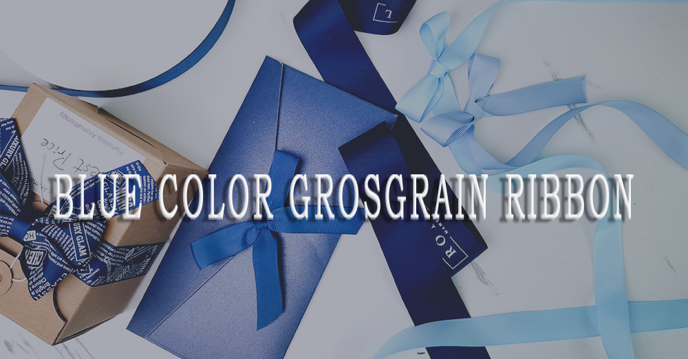 blue grosgrain ribbons by roll wholesale bulk