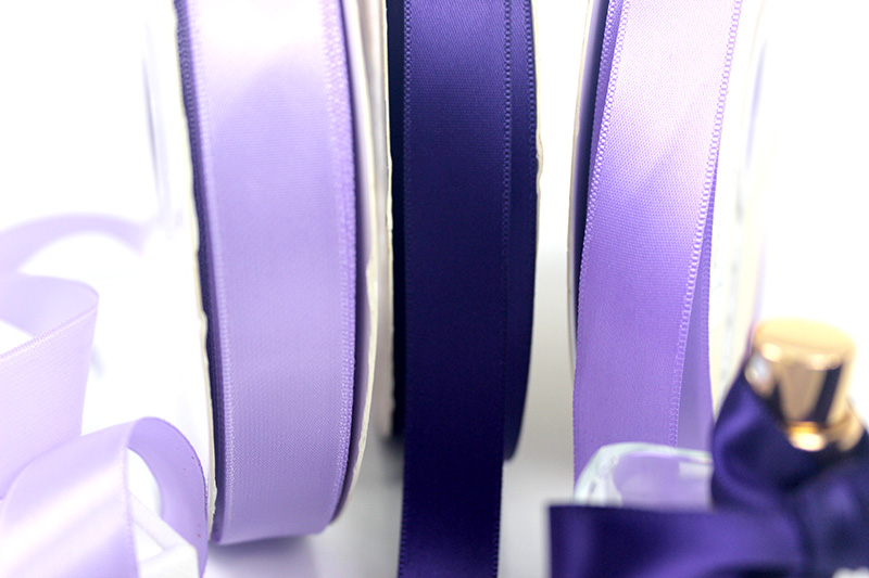 Wholesale Bestprice Purple 1 Inch Satin Ribbons