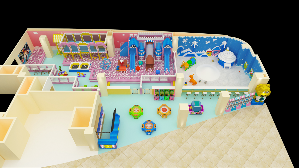 Snow Theme Multi-function Indoorplayground