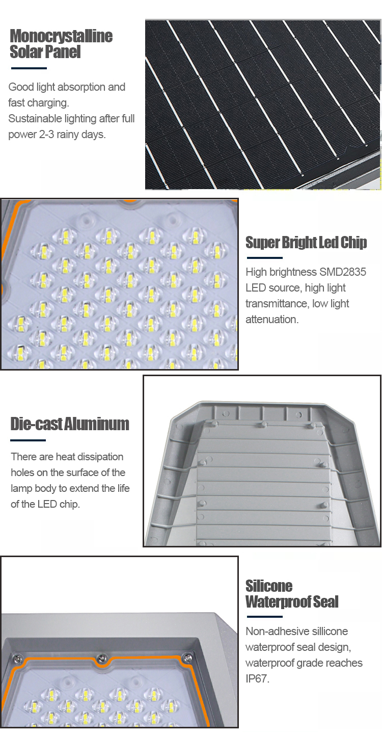 Outdoor Waterproof Road Led Solar Street Light