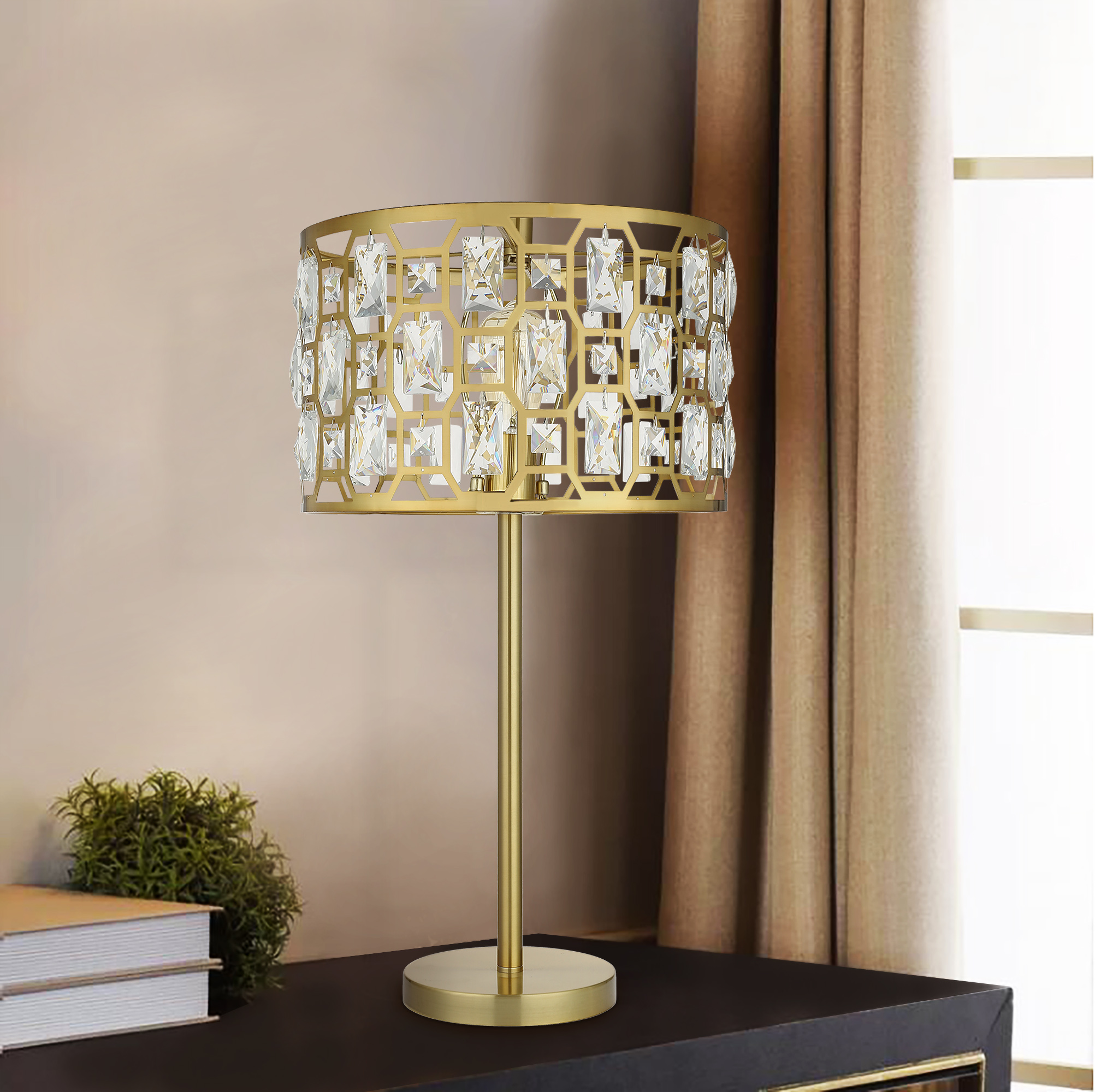 Luxury Crystal Table Lamp  Home Decor Lighting