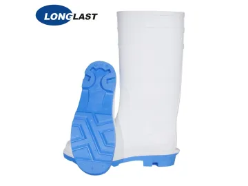 White Safety Rubber Boots For Food Industry LL-4-12