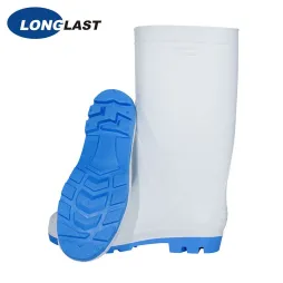 White Rubber Safety Boots For Food Industry LL-5-12