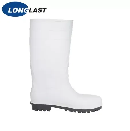 White / Blue Insulating Rubber Boots