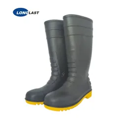 LL-2-04 Black / Yellow PVC boots