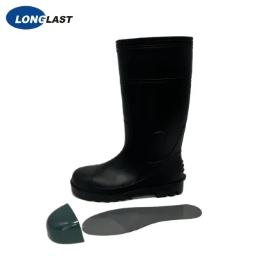 LL-2-03 Black PVC boots