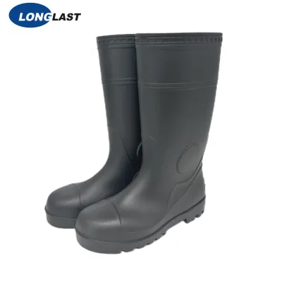 LL-2-03 حذاء PVC أسود