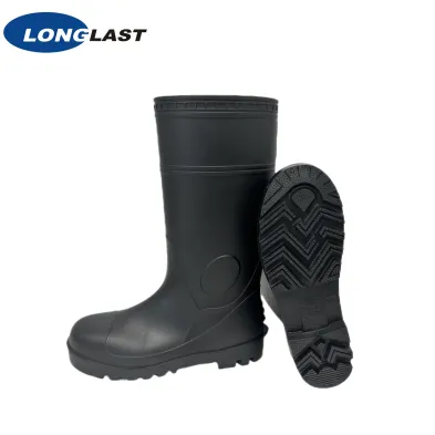 LL-2-03 Black PVC boots