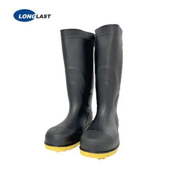 LL-5-04 Bottes PVC Noir / Jaune