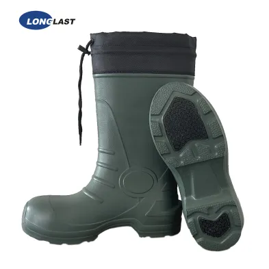 Botas EVA LR-E1 Verde con Cuello