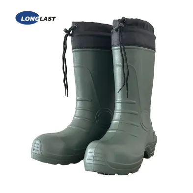 Botas EVA LR-E1 Verde con Cuello