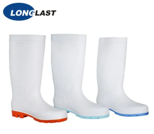 {white rubber boots}