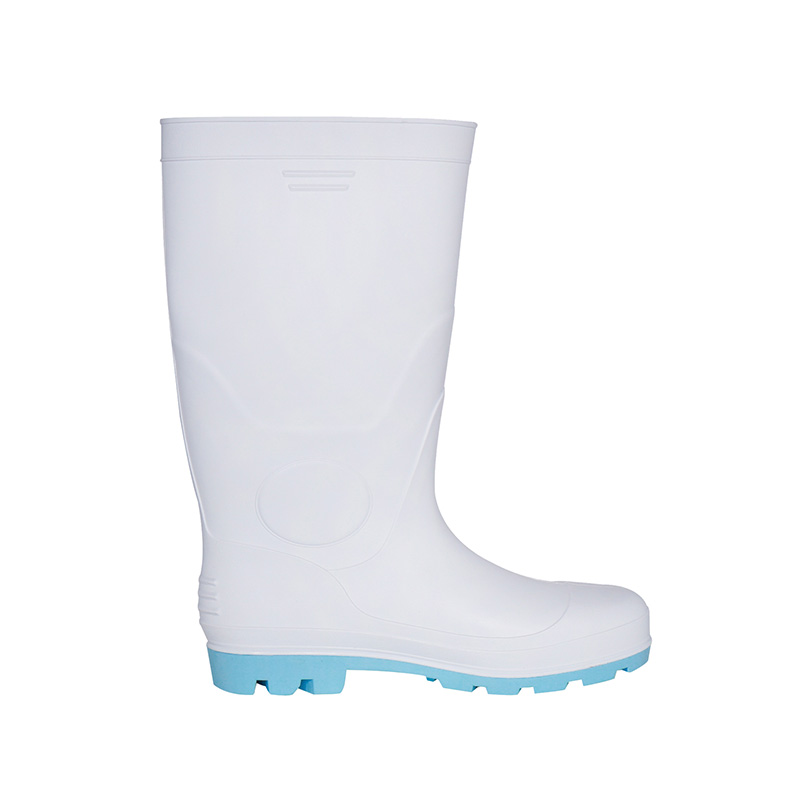 White Rubber Safety Boots For Food Industry LL-5-12