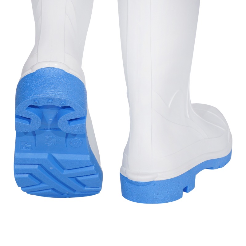 White Safety Rubber Boots For Food Industry LL-4-12