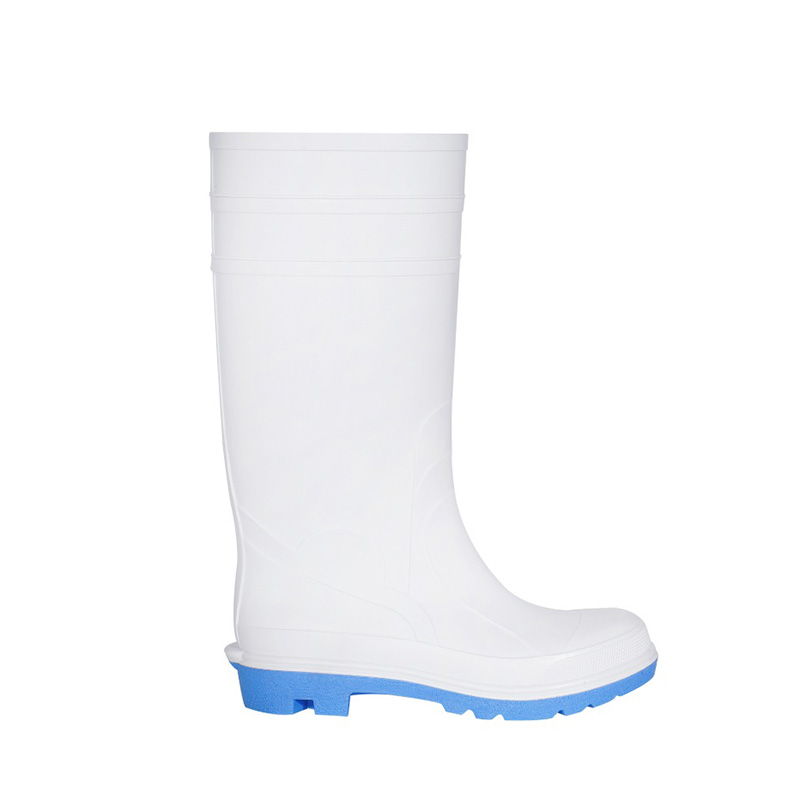 White Safety Rubber Boots For Food Industry LL-4-12