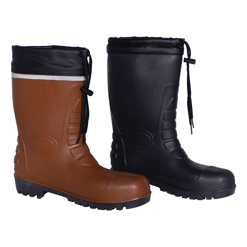 Leather Warm Winter Safety Rigger Boot with PU Out sole winter LR-2-09