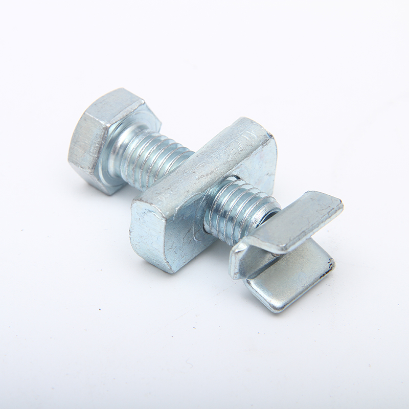 Rod stiffener V shaped bolts