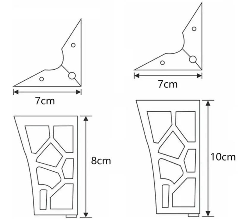 Table Feet Patterns flower pattern leg ,furniture leg, bedside feet