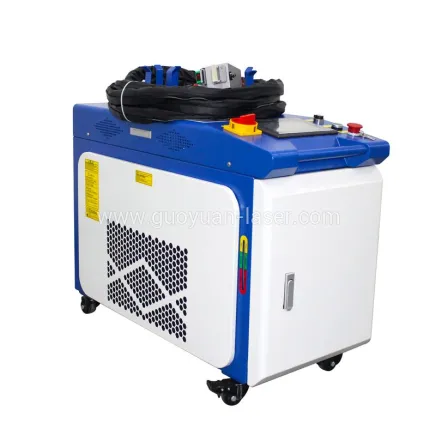 1000/1500/2000w continuous fiber laser cleaning machine - single axis down