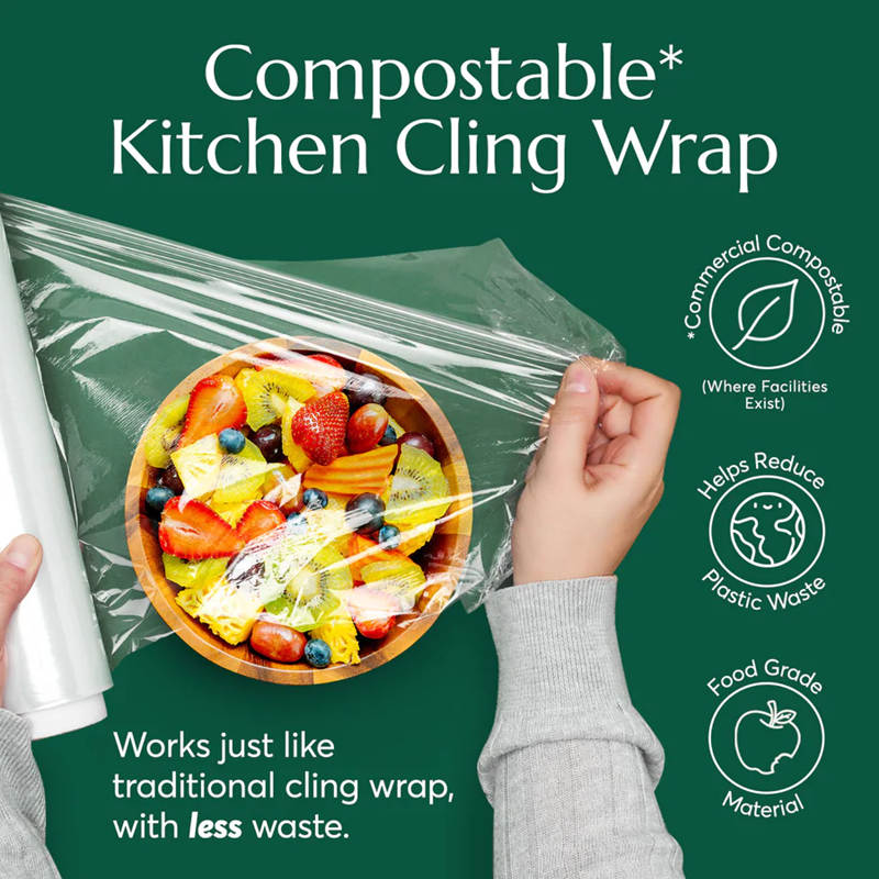 Compostic Cling Wrap Compostible, 150 feet