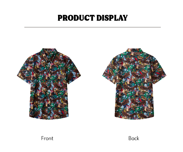 Cotton Casual Hawaiian Shirt for Men