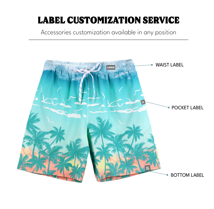 Digital Printed  Swim Trunk