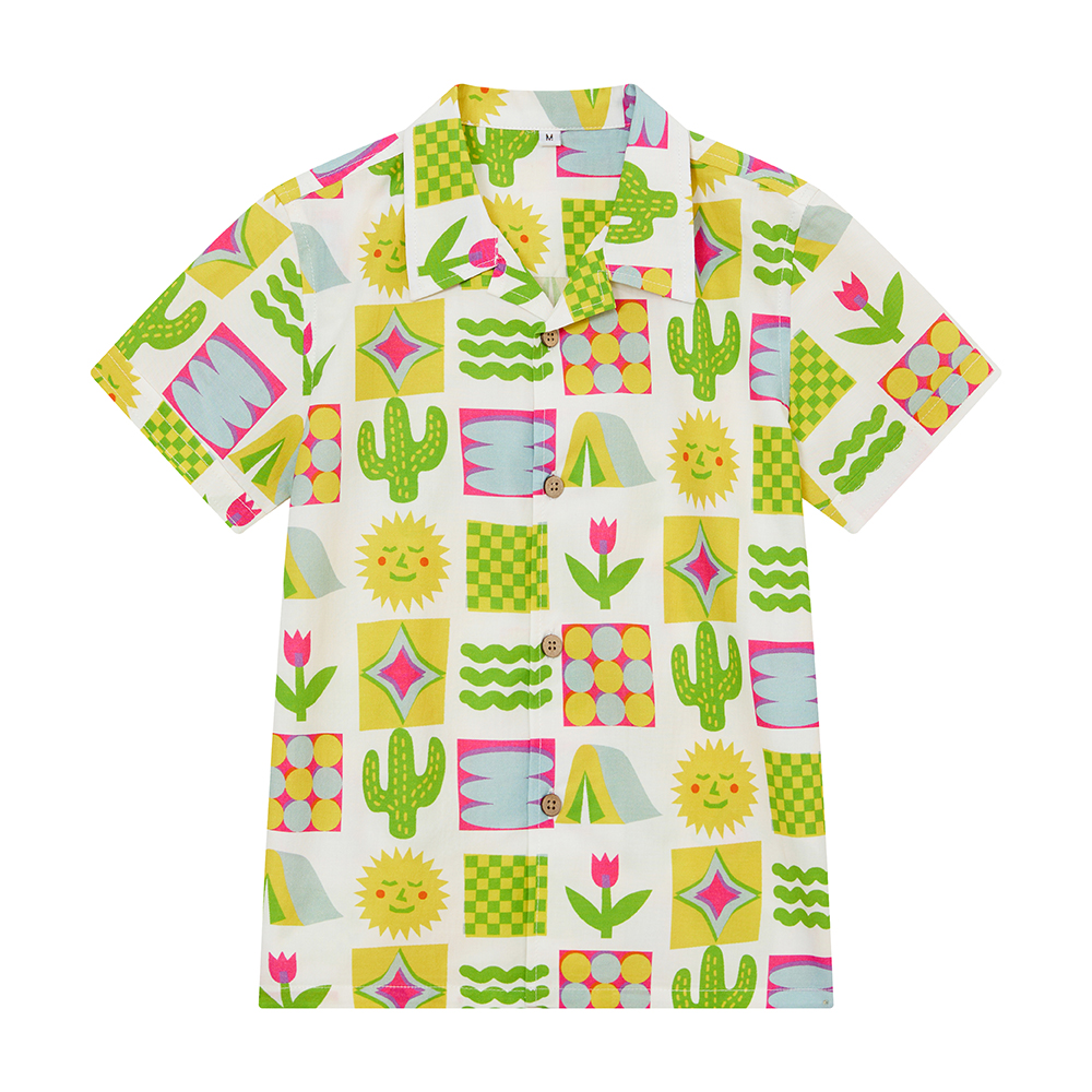 Cactus Pattern Hawaiian Shirt