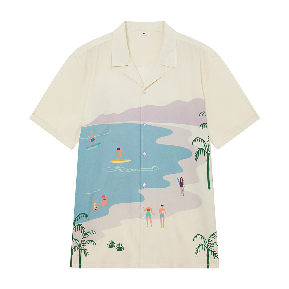 Aloha Shirt Sea White