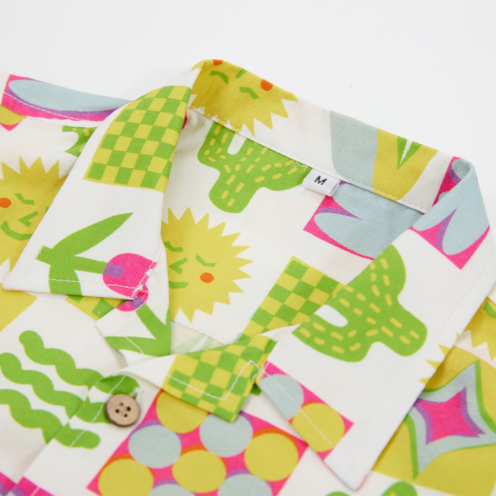 Cactus Pattern Hawaiian Shirt