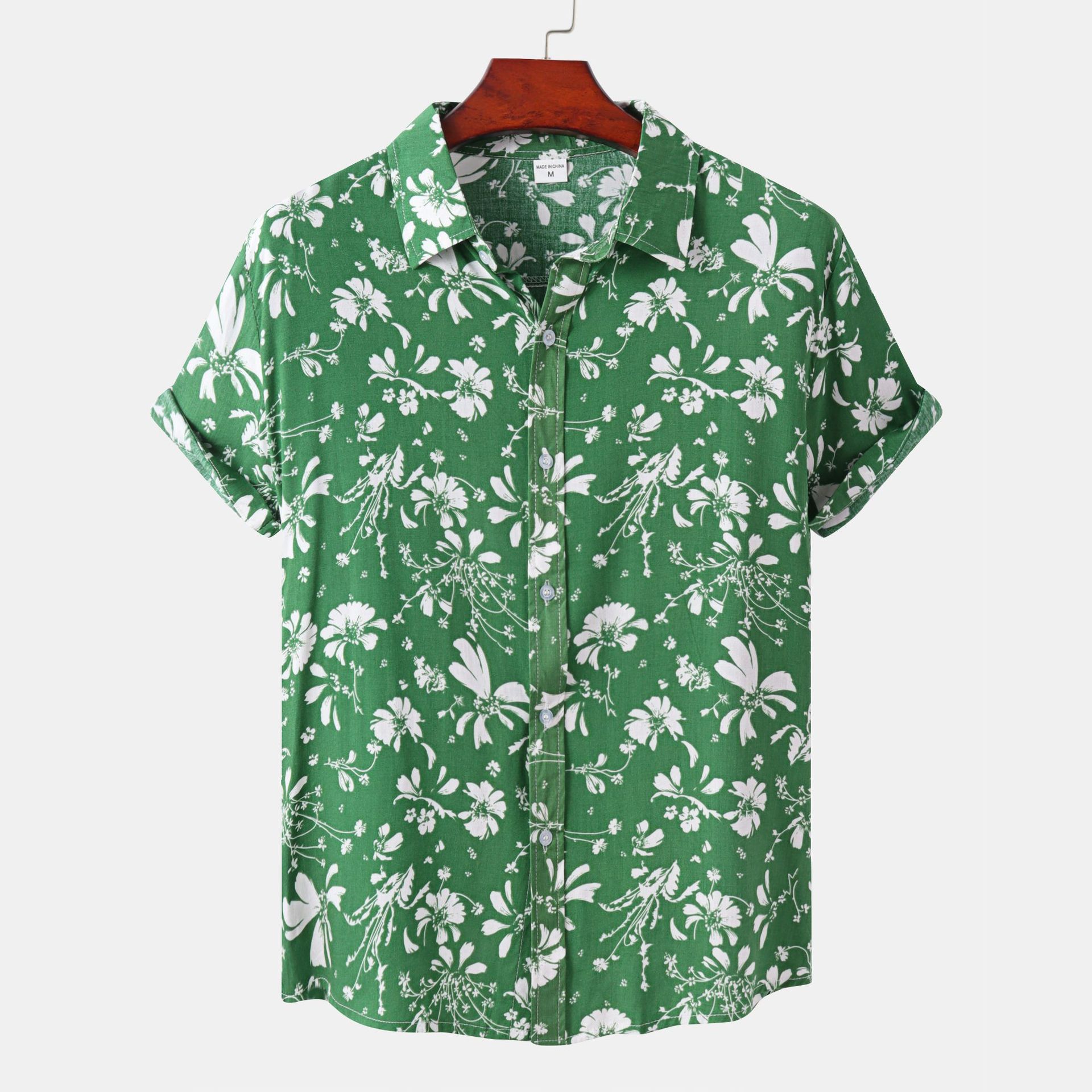 Mens Front Pocket Hawaiian Shirts