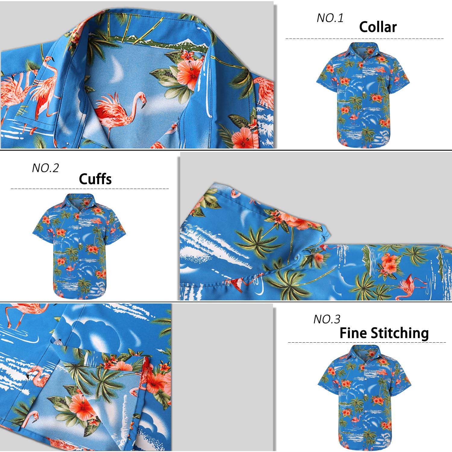 Mens Hawaiian Tropical Shirt