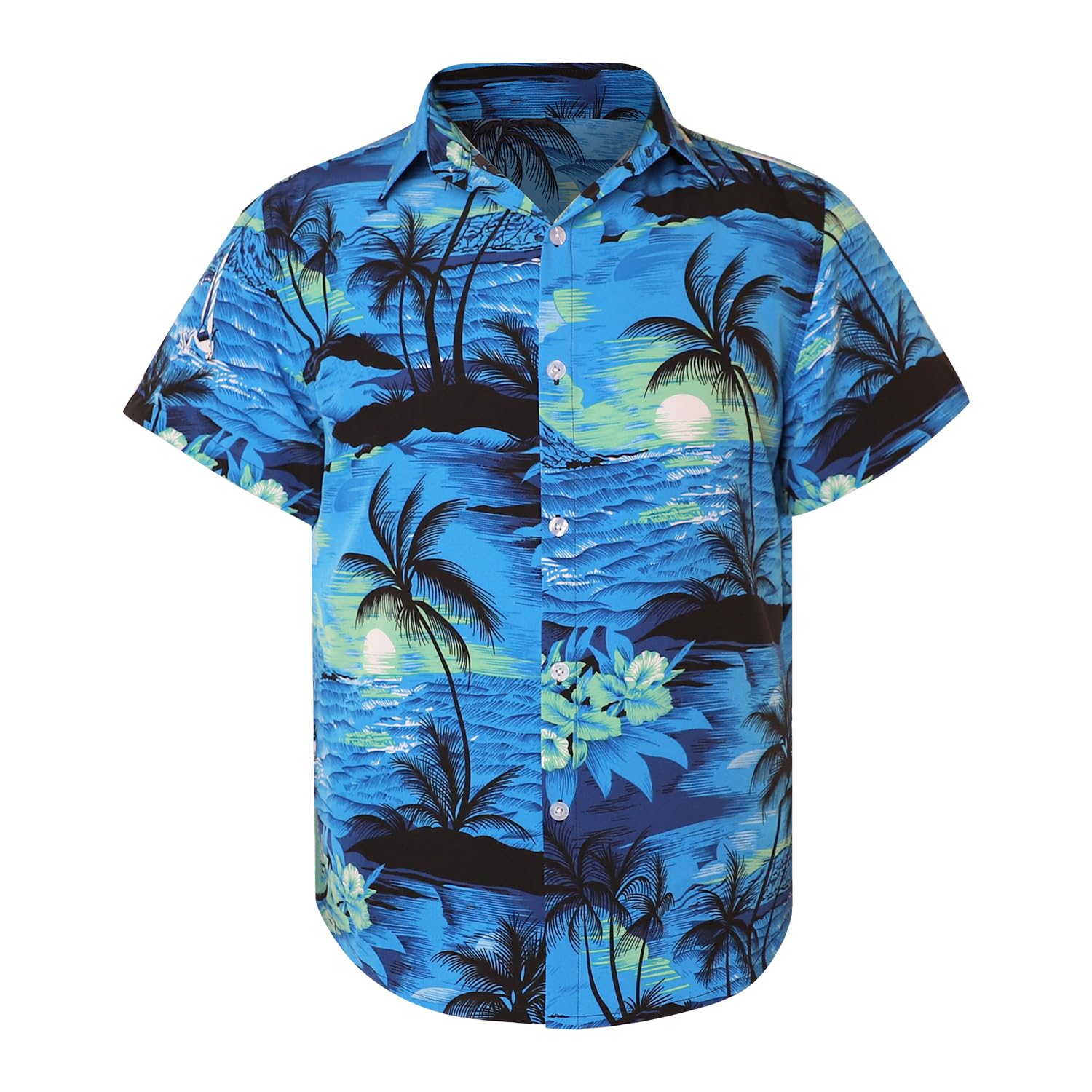 Casual Vacation Floral Aloha Shirt