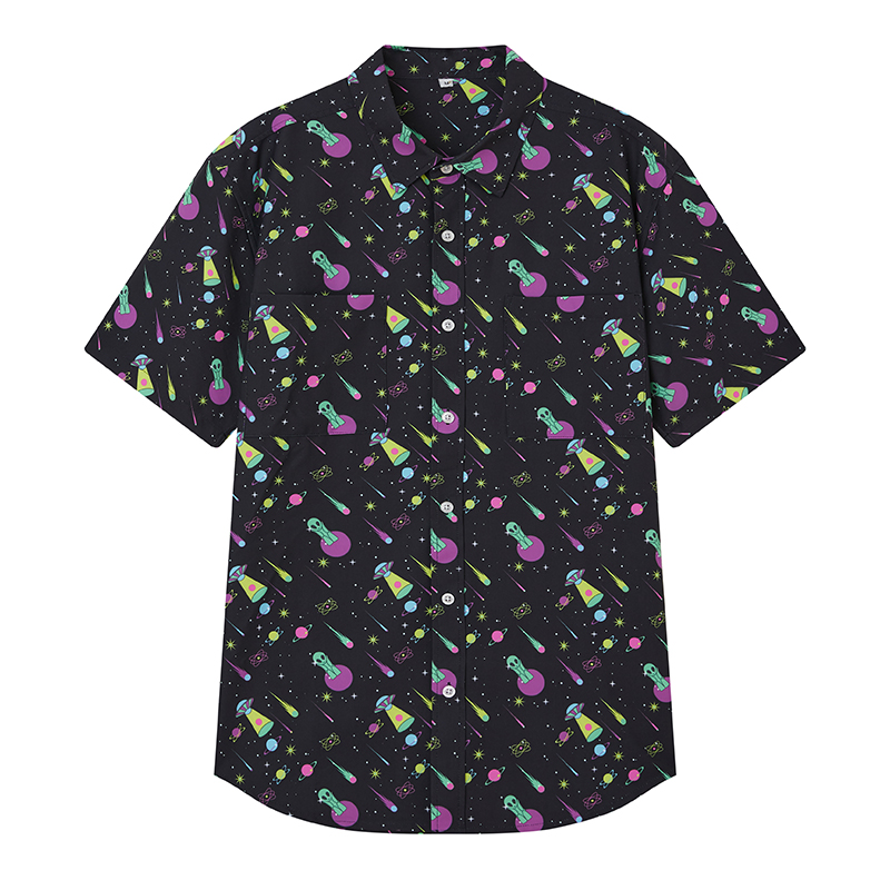 Floral Print Beach Casual Short Sleeve Shirts