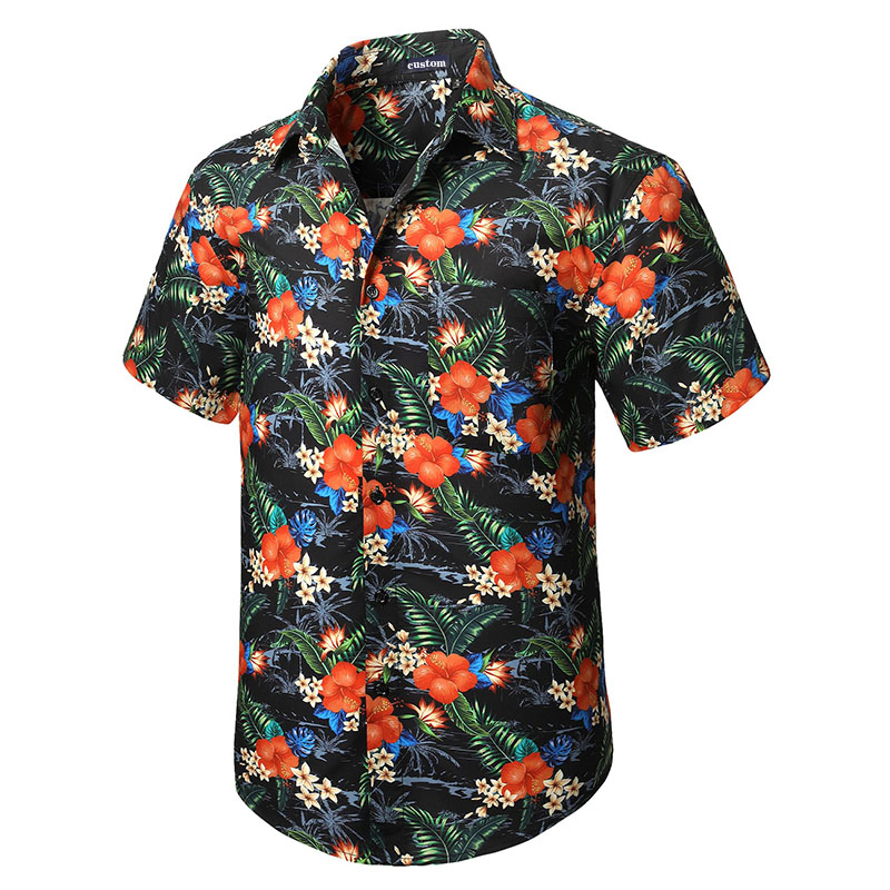 polyester hawaiian shirt