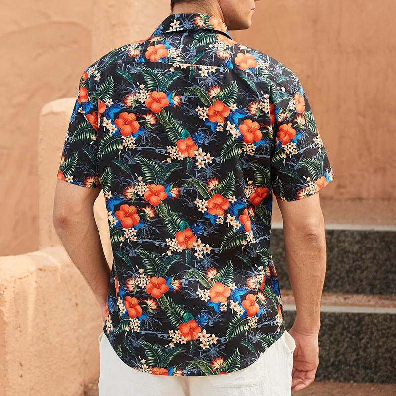 polyester hawaiian shirt