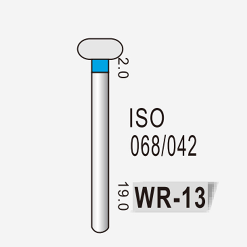 Diamond Bur WR-13 Blue Wheel Round Preparation and Trimming of Posterior Tooth FG 5 Case