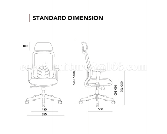 A89 Green Leaf High Back Ergonomic Mesh Chair