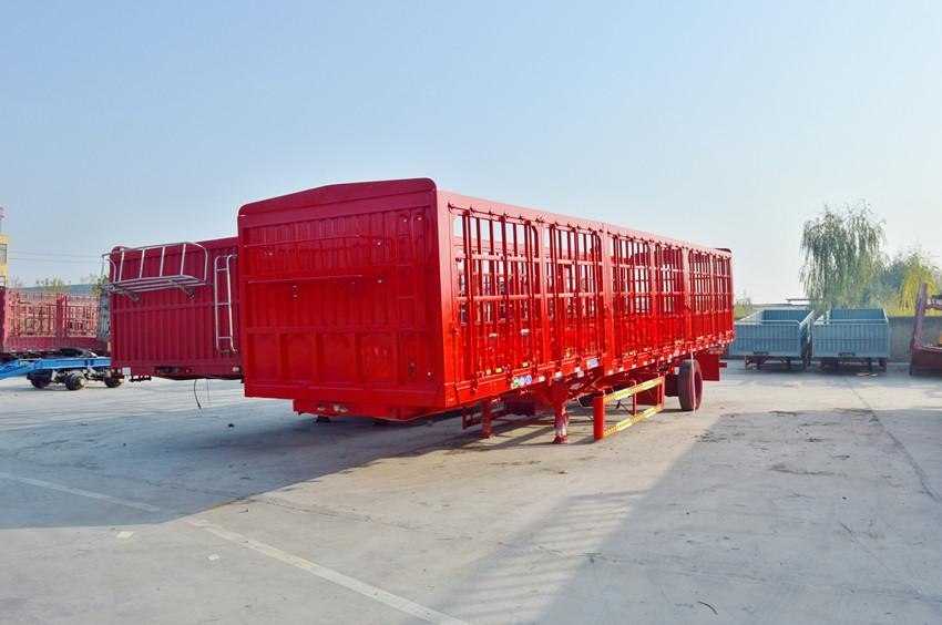 40-60 tons bulk fence stake semi trailer