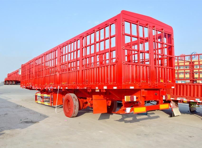 40-60 tons bulk fence stake semi trailer