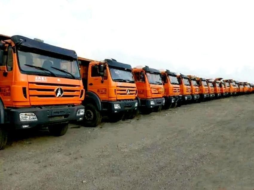 BEIBEN 3Axle used tipping truck for sale